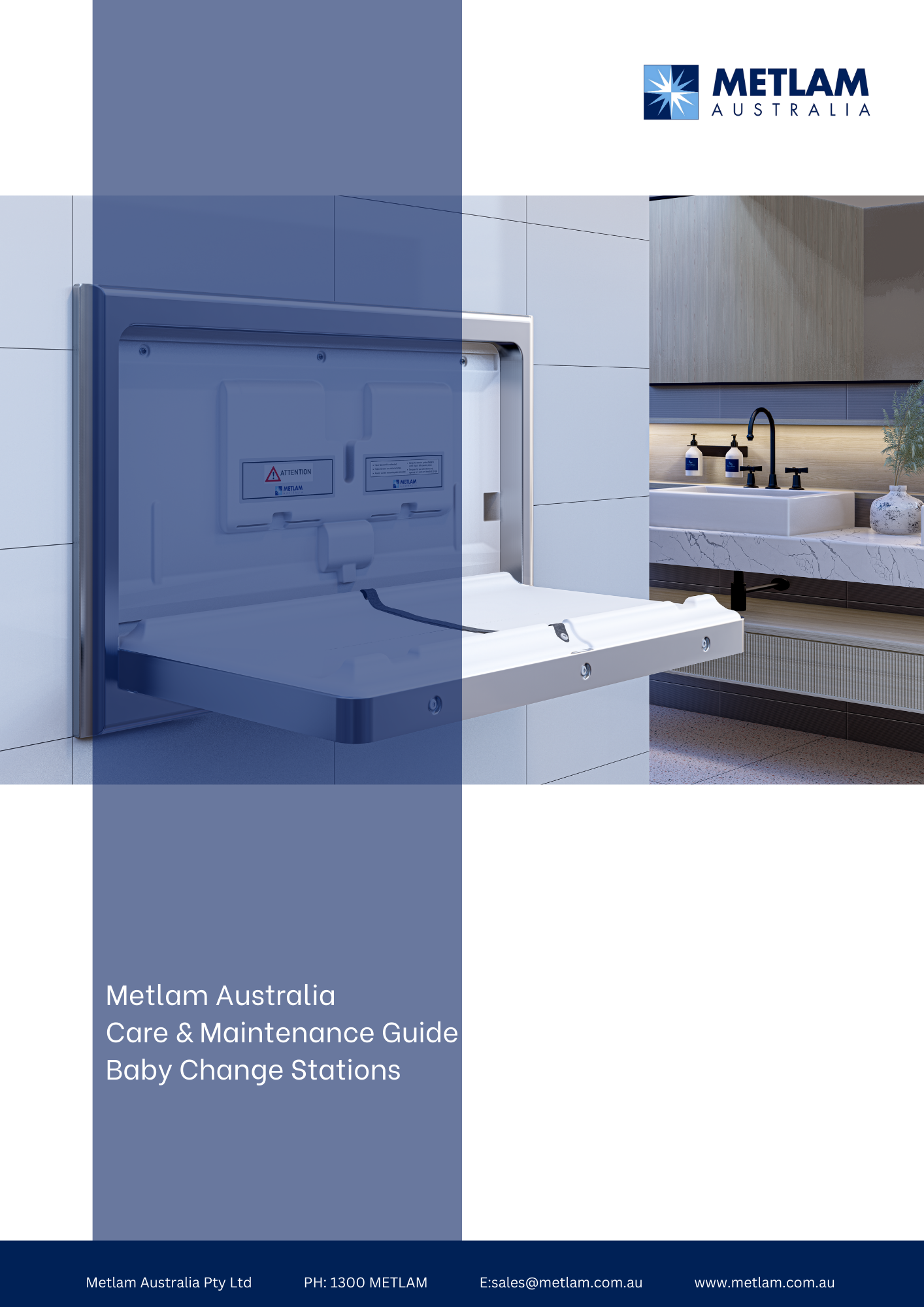 Metlam Australia Baby Change Stations Care and Maintenance Guide